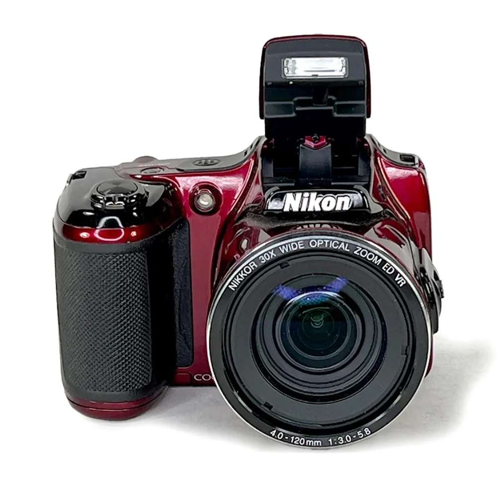 Red Nikon Coolpix L820 Digital Camera